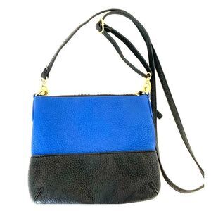Mixed Bag | Colorblock crossbody | Blue/Black